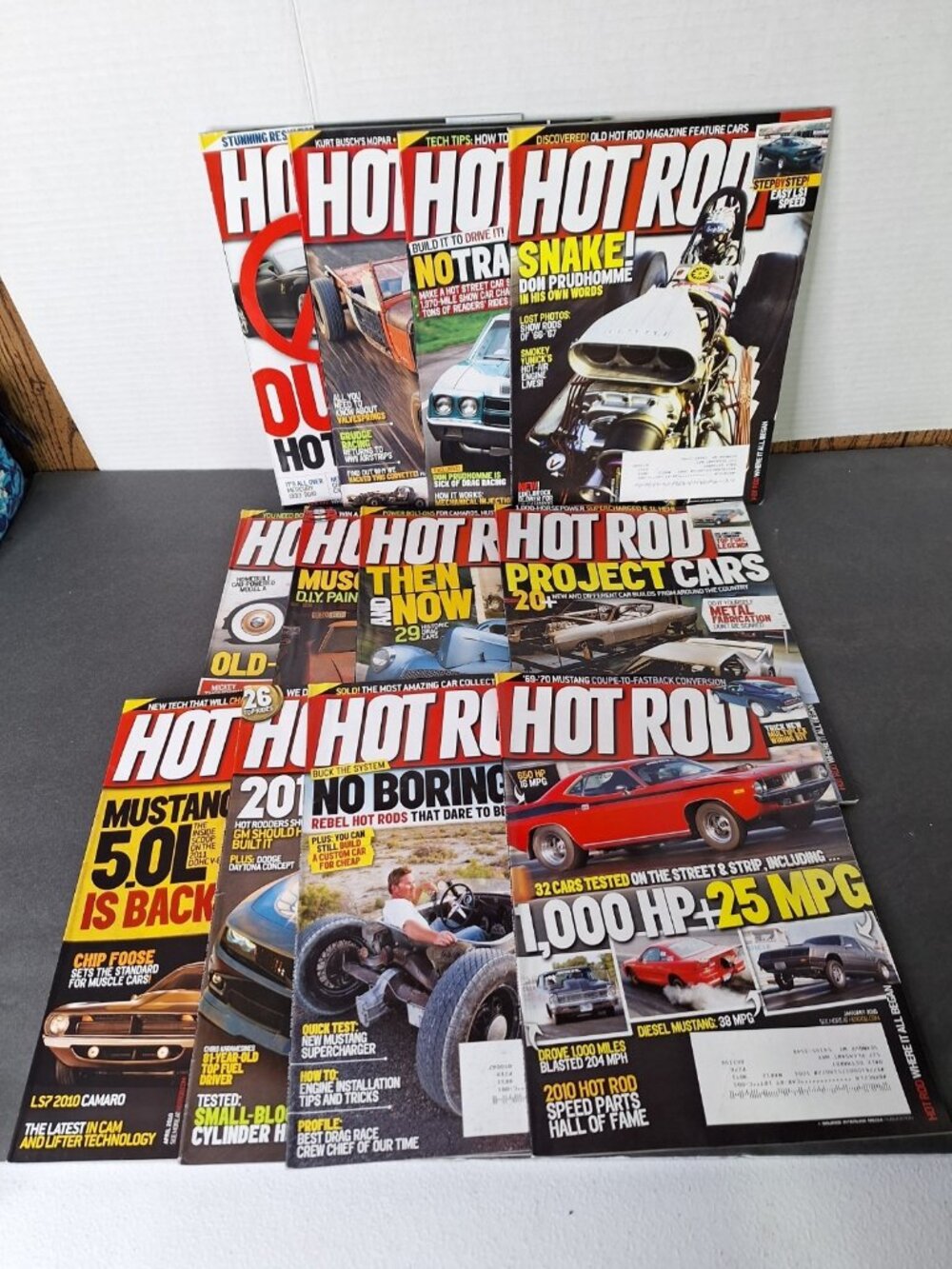 HOT ROD MAGAZINE FULL YEAR 2010.....COMPLETE TWELVE ISSUES JAN to DEC